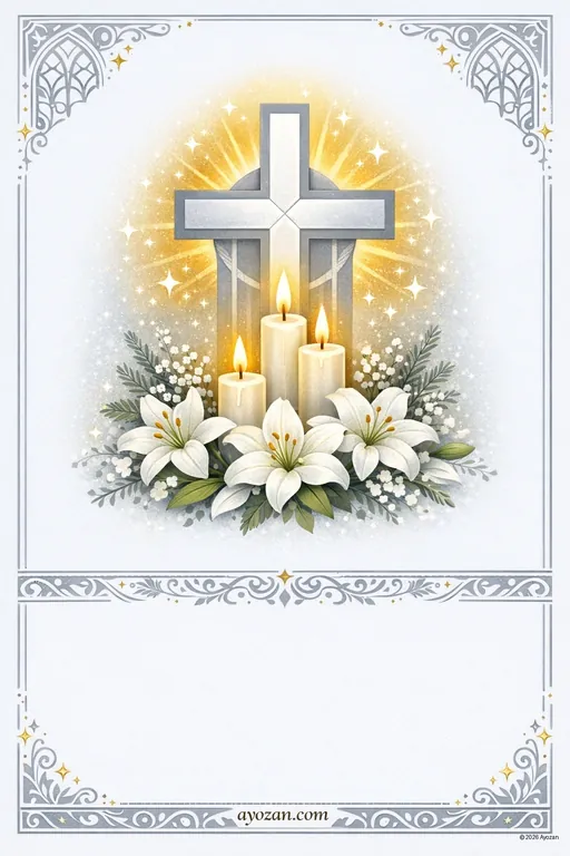 Goan Good Friday · Classic — Goan Christian Traditional Good Friday invitation card design from Ayozan