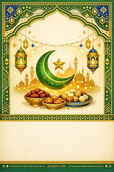 Hyderabadi Eid · Classic — Eid greeting card design