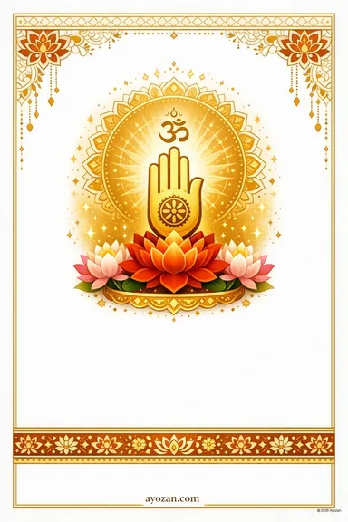 Prayer Meeting · Contemporary — Jain invitation card design