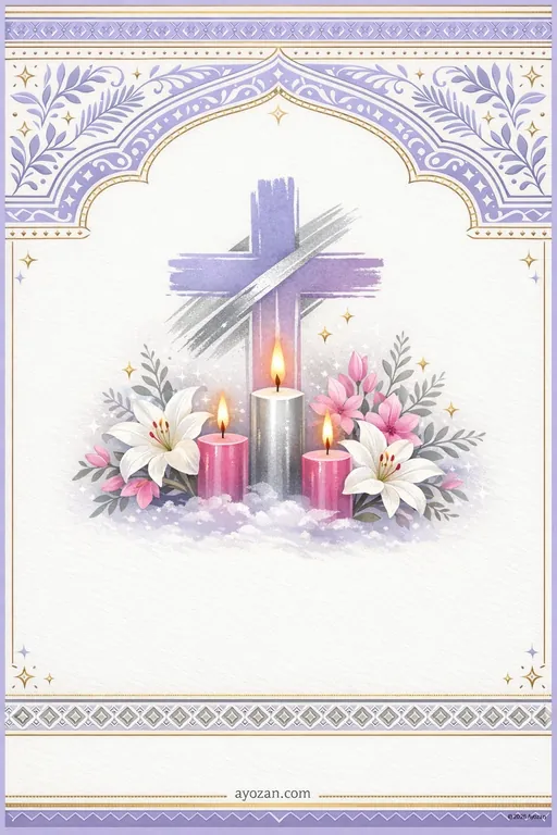 Good Friday · Contemporary — Christian Modern Good Friday invitation card design from Ayozan