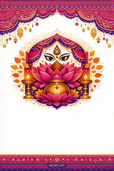 North Indian Durga Puja · Contemporary — Durga Puja design