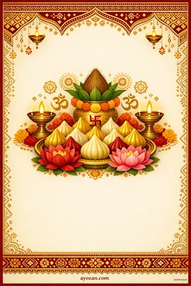 North Indian Ganesh Chaturthi · Classic — Ganesh Chaturthi greeting card design