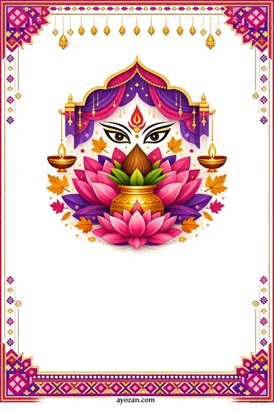 Punjabi Durga Puja · Contemporary — Durga Puja design
