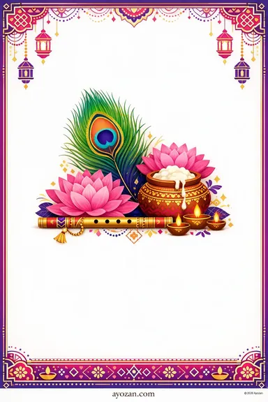Tamil Janmashtami · Contemporary — Janmashtami card design
