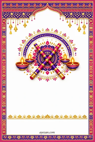 Andhra Navratri · Contemporary — Navratri greeting card design