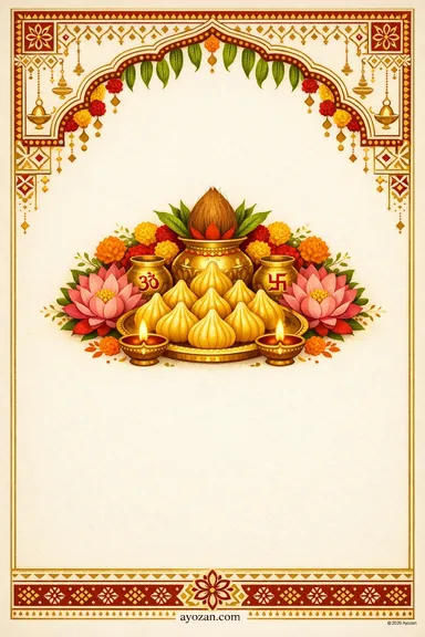 Andhra Ganesh Chaturthi · Classic — Ganesh Chaturthi greeting card design