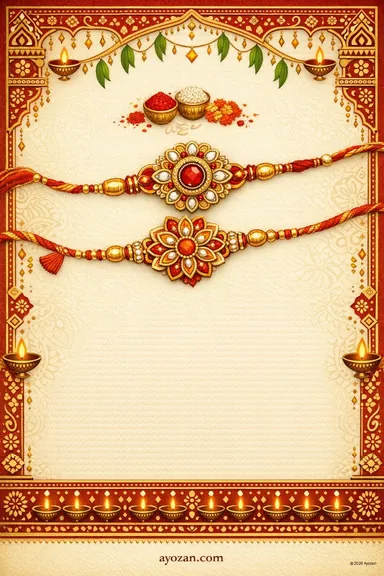 Andhra Raksha Bandhan · Classic — Telugu invitation card design