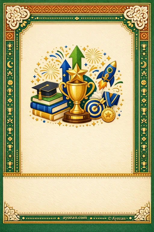 Bengali Milestone · Classic — Bengali Muslim Traditional Milestone Celebration invitation card design from Ayozan