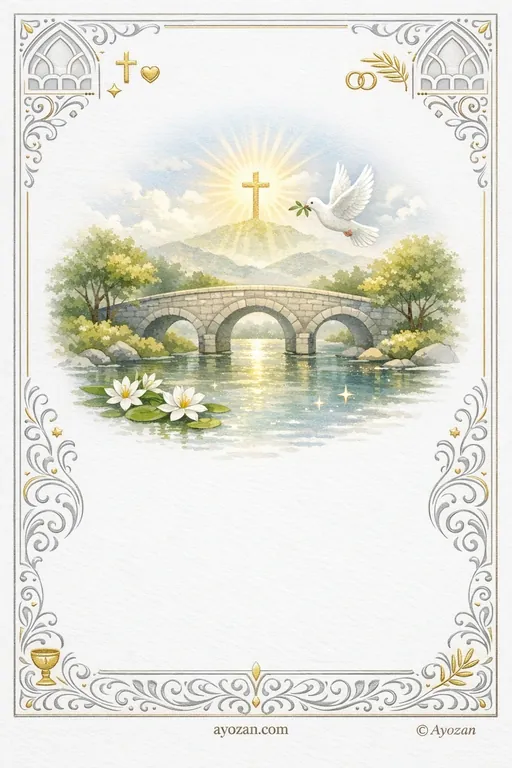 Goan Greeting · Classic — Goan Christian Traditional Personal Greetings invitation card design from Ayozan