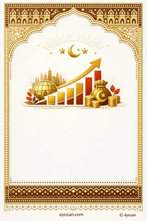 Hyderabadi Corporate · Minimal — Hyderabadi Muslim Minimal Corporate Gala invitation card design from Ayozan