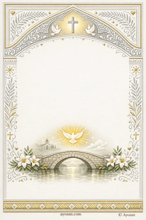 Kerala Greeting · Classic — Malayalam Christian Traditional Personal Greetings invitation card design from Ayozan