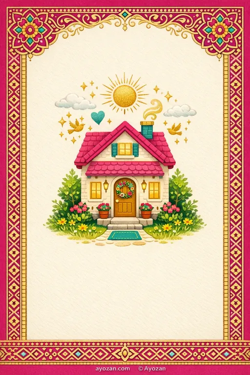 Housewarming · Classic — Traditional Housewarming invitation card design from Ayozan