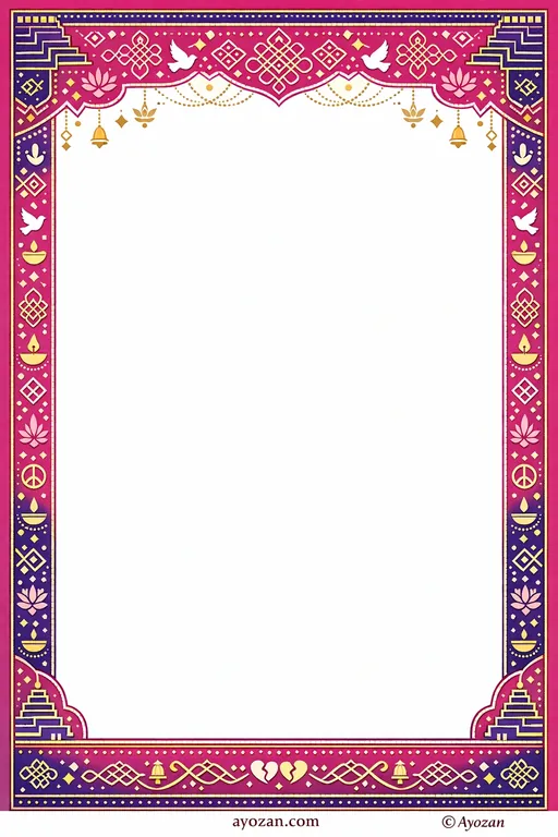 Tamil Greeting · Contemporary — Tamil Hindu Modern Personal Greetings invitation card design from Ayozan