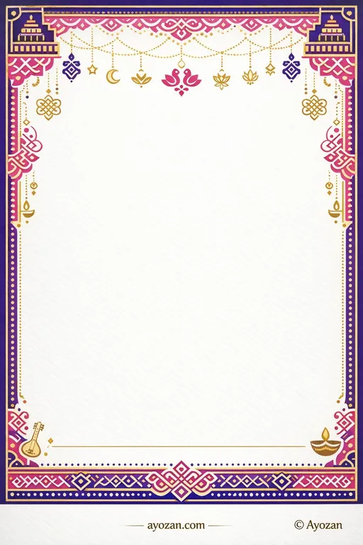 Tamil Thinking of You · Contemporary — Tamil Hindu Modern Personal Greetings invitation card design from Ayozan