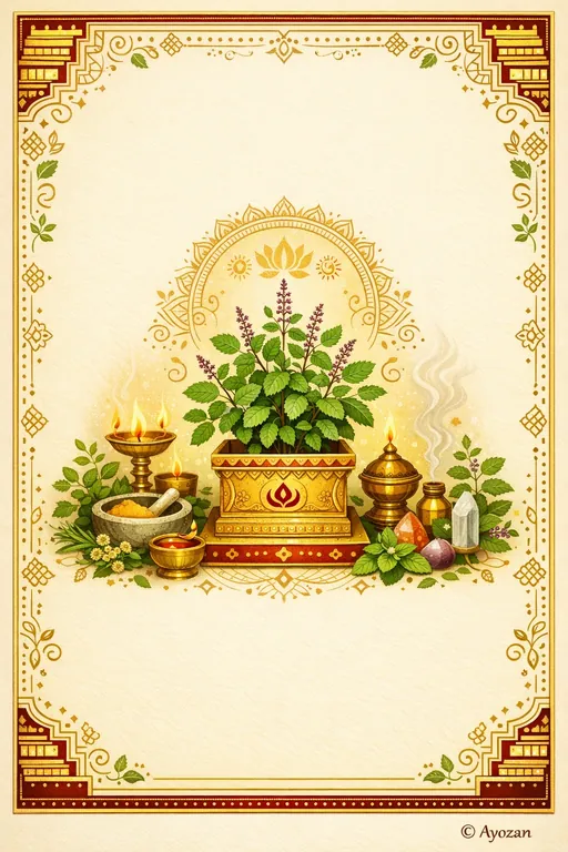 Tamil Get Well · Classic — Tamil Hindu Traditional Get Well Soon invitation card design from Ayozan