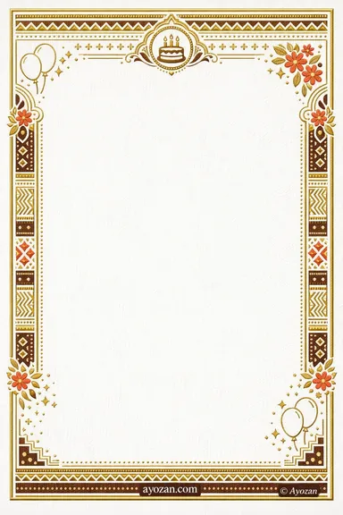 Gujarati Birthday · Floral — Birthday card design