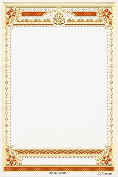 Gujarati Mehndi · Floral — Mehndi card design