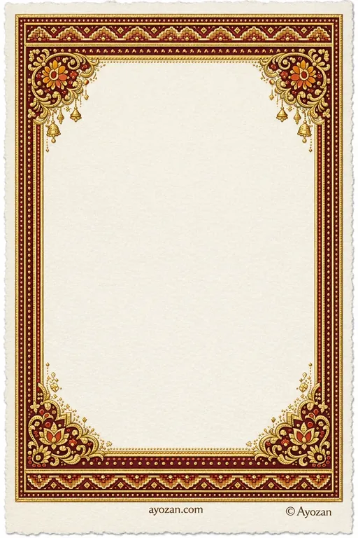 Gujarati Anniversary · Classic — Gujarati Hindu Traditional Anniversary invitation card design from Ayozan