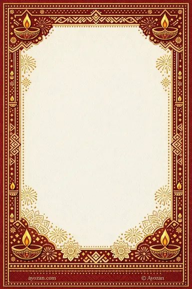 Gujarati Diwali · Classic — Diwali card design