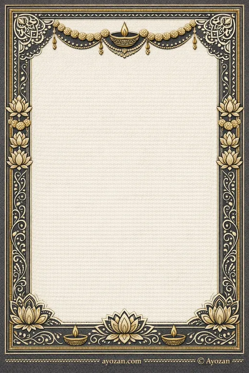 Bengali Memorial · Classic — Bengali Hindu Traditional Memorial invitation card design from Ayozan