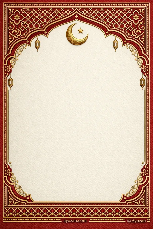 North Indian Memorial · Classic — North Indian Muslim Traditional Memorial invitation card design from Ayozan