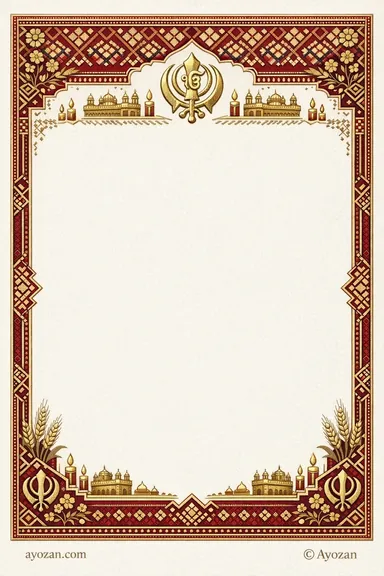 Punjabi Memorial · Classic — Memorial card design