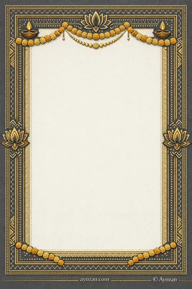 Gujarati Memorial · Classic — Memorial card design