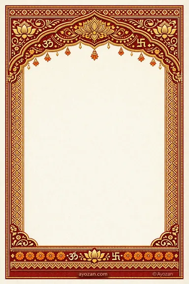 North Indian Mehndi · Classic — Mehndi card design