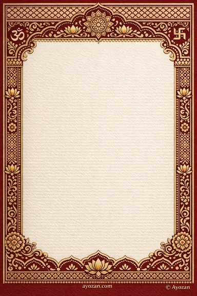 North Indian Reception · Classic — Reception card design