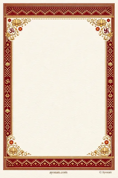 North Indian Sangeet · Classic — Sangeet card design