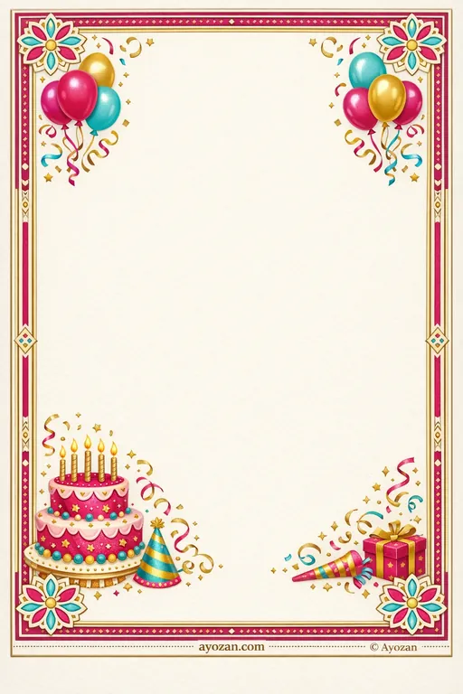 Birthday · Classic — Traditional Birthday invitation card design from Ayozan