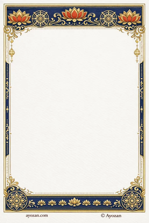 Birthday · Contemporary — Buddhist Modern Birthday invitation card design from Ayozan