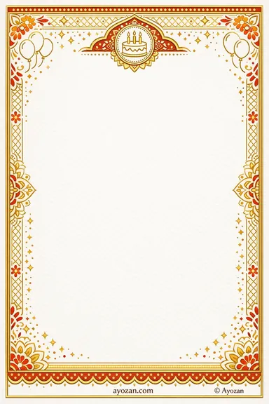 North Indian Birthday · Minimal — Birthday card design
