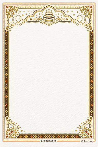 North Indian Birthday · Ornate — Birthday card design