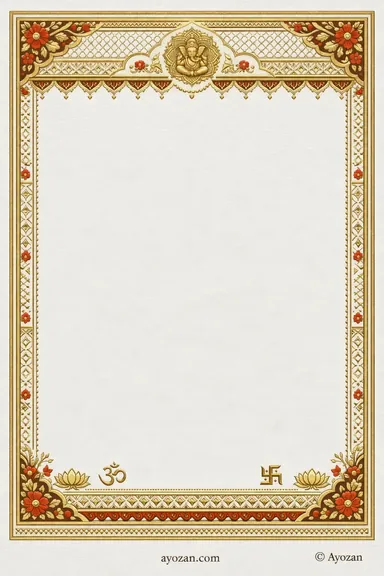 North Indian Sangeet · Floral — Sangeet card design
