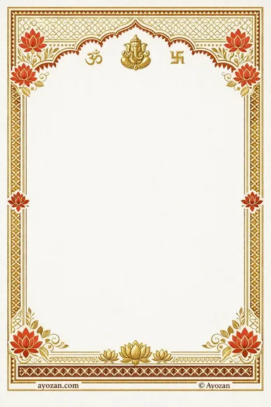 North Indian Wedding · Floral — Wedding card design