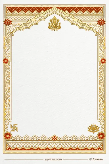 North Indian Wedding · Geometric — Wedding card design