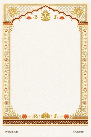 North Indian Sangeet · Minimal — Sangeet card design