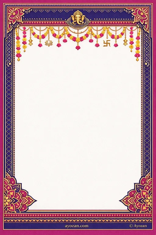North Indian Haldi · Contemporary — North Indian Hindu Modern Haldi invitation card design from Ayozan