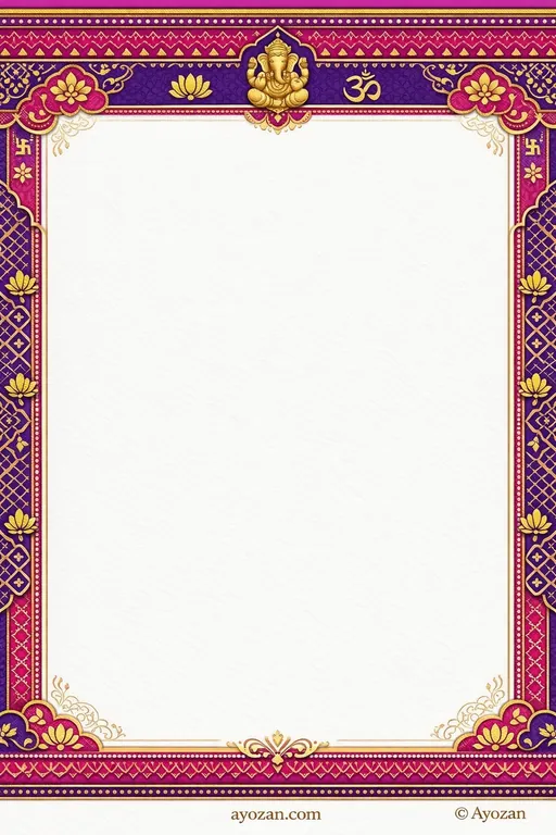 North Indian Sangeet · Contemporary — North Indian Hindu Modern Sangeet invitation card design from Ayozan