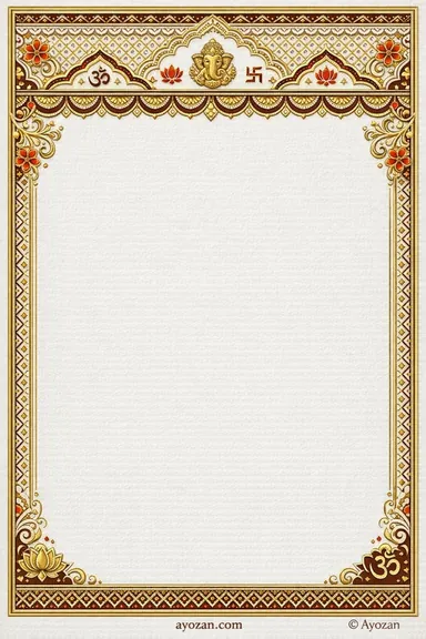 North Indian Sangeet · Ornate — Sangeet card design