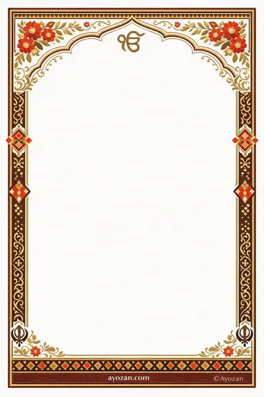 North Indian Sangeet · Floral — Sangeet card design