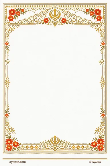 North Indian Wedding · Floral — Sikh Wedding invitation card design