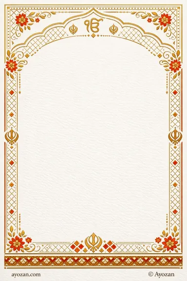 North Indian Sangeet · Geometric — Sangeet card design