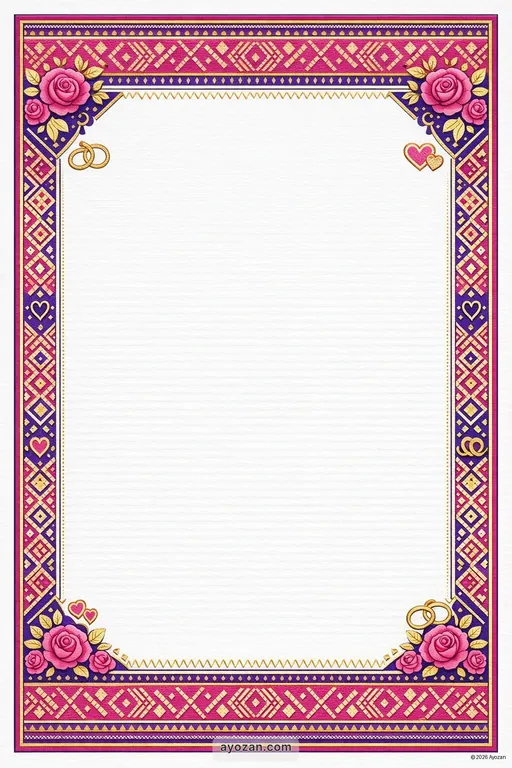 Assamese Anniversary · Contemporary — Assamese Hindu Modern Anniversary invitation card design from Ayozan