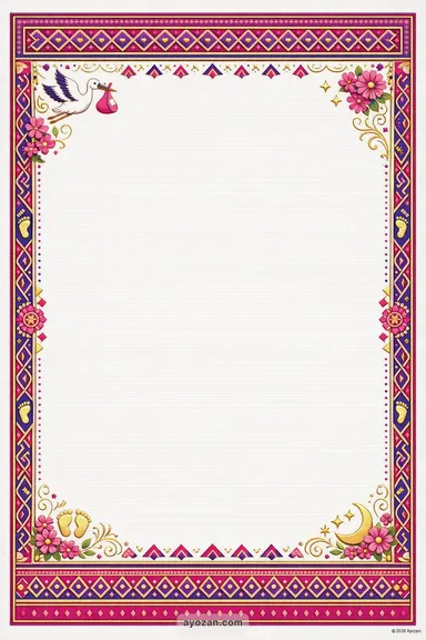 Assamese Baby Shower · Contemporary — Baby Shower card design