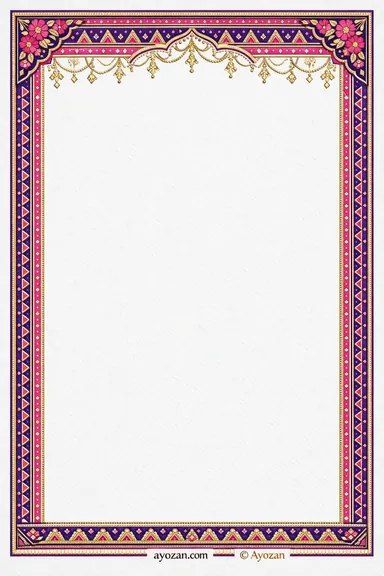 Assamese Reception · Contemporary — Reception card design