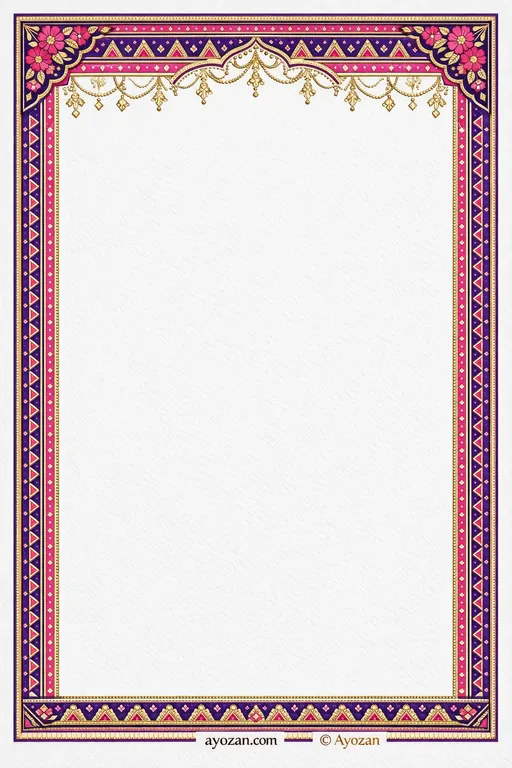 Assamese Reception · Contemporary — Assamese Hindu Modern Reception invitation card design from Ayozan