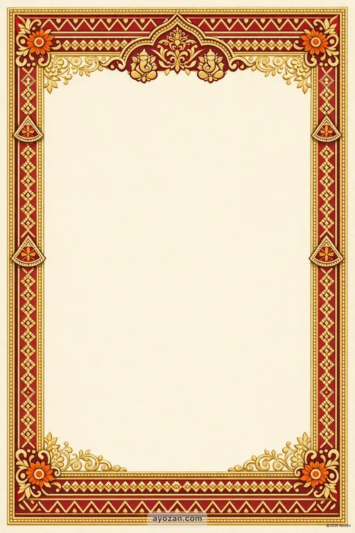 Assamese Corporate · Classic — Assamese Hindu Traditional Corporate Gala invitation card design from Ayozan