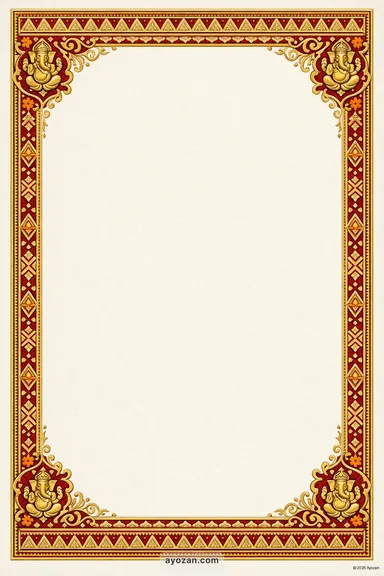 Assamese Engagement · Classic — Engagement card design